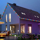 Instalatie Craciun, 100 M, 2400 Led-Uri, Furtun Luminos, Transformator, 8 Jocuri De Lumini, Sectionabila, 220 V