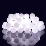 Instalatie Craciun, 12 Metri, 100 De Led-Uri Cu Ornament Tip Bulb, 8 Jocuri De Lumini Rece, Cu Energie Solara, Liniar, Interior/Exterior