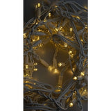 Instalatie Craciun, 130 m, 3120 Led-uri ,Franjuri, Alb cald, Flash, Alimentator, Interconectabila, Prelungitor 6.5 m inclus, Fir Alb Cauciucat, 220v, Vivimall - vivimall.ro