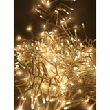 Instalatie Craciun, 160 m, 3840 Led-uri ,Franjuri, Alb cald, Flash, Alimentator, Interconectabila, Prelungitor 6.5 m inclus, Fir Transparent Cauciucat, 220v, Vivimall - vivimall.ro