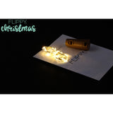 Instalatie De Craciun, Liniara, 2 M, Baterii, 20 Led-Uri, Fir Cupru, Interior/Exterior