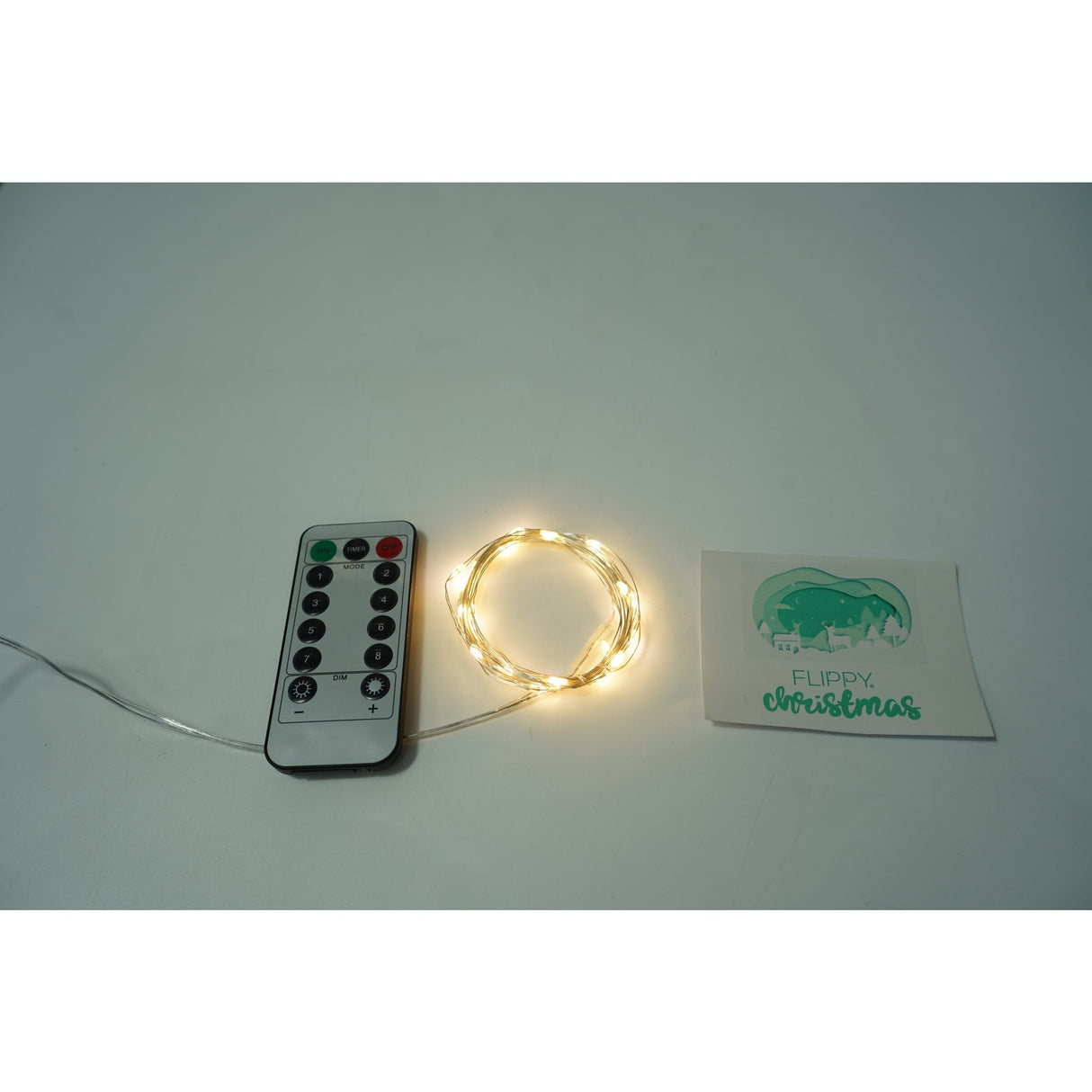 Instalatie Craciun, 2 Metri, 20 Led-Uri, Telecomanda 8 Functii, Usb, Fir Cupru, Liniar, Interior/Exterior