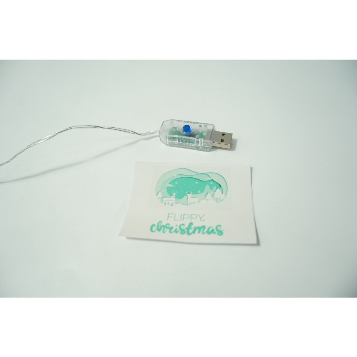 Instalatie Craciun, 2 Metri, 20 Led-Uri, Telecomanda 8 Functii, Usb, Fir Cupru, Liniar, Interior/Exterior