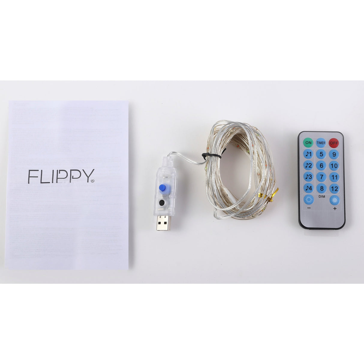 Instalatie Craciun, 2 Metri, 20 Led-Uri, Telecomanda 8 Functii, Usb, Fir Cupru, Liniar, Interior/Exterior