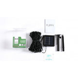 Instalatie Craciun, 20 Metri, 200 De Led-Uri, Rece, Cu Energie Solara, Fir De Cupru, Liniar, Interior/Exterior