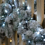 Instalatie Craciun, 20 Metri, 200 De Led-Uri, Rece, Cu Energie Solara, Fir De Cupru, Liniar, Interior/Exterior