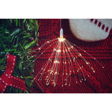 Instalatie Craciun, Vivimall, 200 LED-uri, Telecomanda 8 functii, Incarcare Solara, Explozie Fireworks, Fir Cupru, interior/exterior, Alb Cald - vivimall.ro