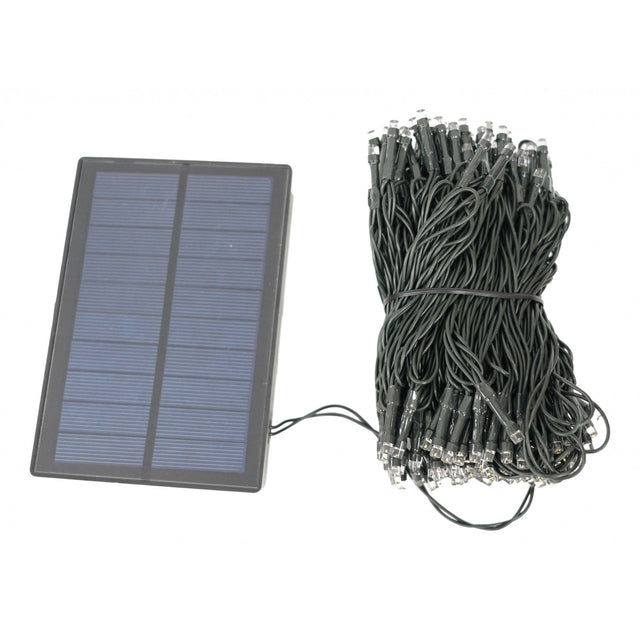 Instalatie Craciun, 22 metri, 200 de LED-uri, Multicolor, cu energie solara, liniar, interior/exterior, Vivimall - vivimall.ro