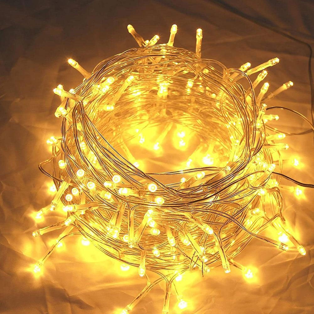Instalatie Craciun Tip Turturi, Ip44, 25 M, 715 Led-Uri, 8 Jocuri De Lumini, 31 V, Telecomanda Inclusa, Interconectabila, Prelungitor 3 M Inclus, Fir Cupru, Interior/Exterior