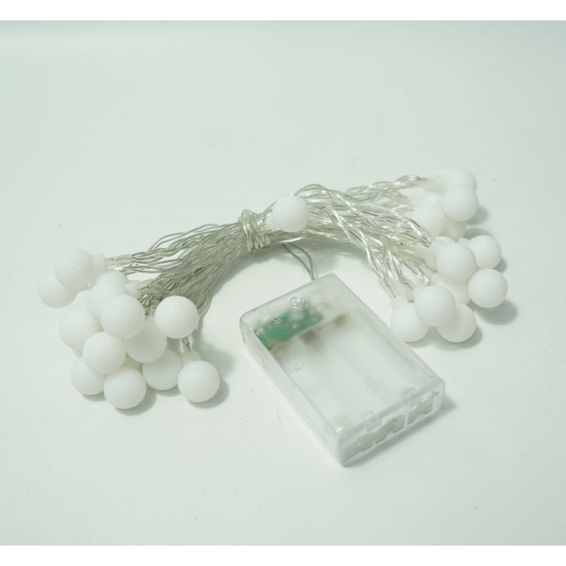 Instalatie Craciun , Vivimall, 3.5 m, 30 de LED-uri, Alb Cald, ,Cu Baterie, Interior / Exterior, - vivimall.ro