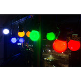 Instalatie Craciun, 5 Metri, 15 Becuri Led Rotunde, Pentru Exterior Cu Incarcare La Sursa De Curent Si Telecomanda Cu 8 Functii