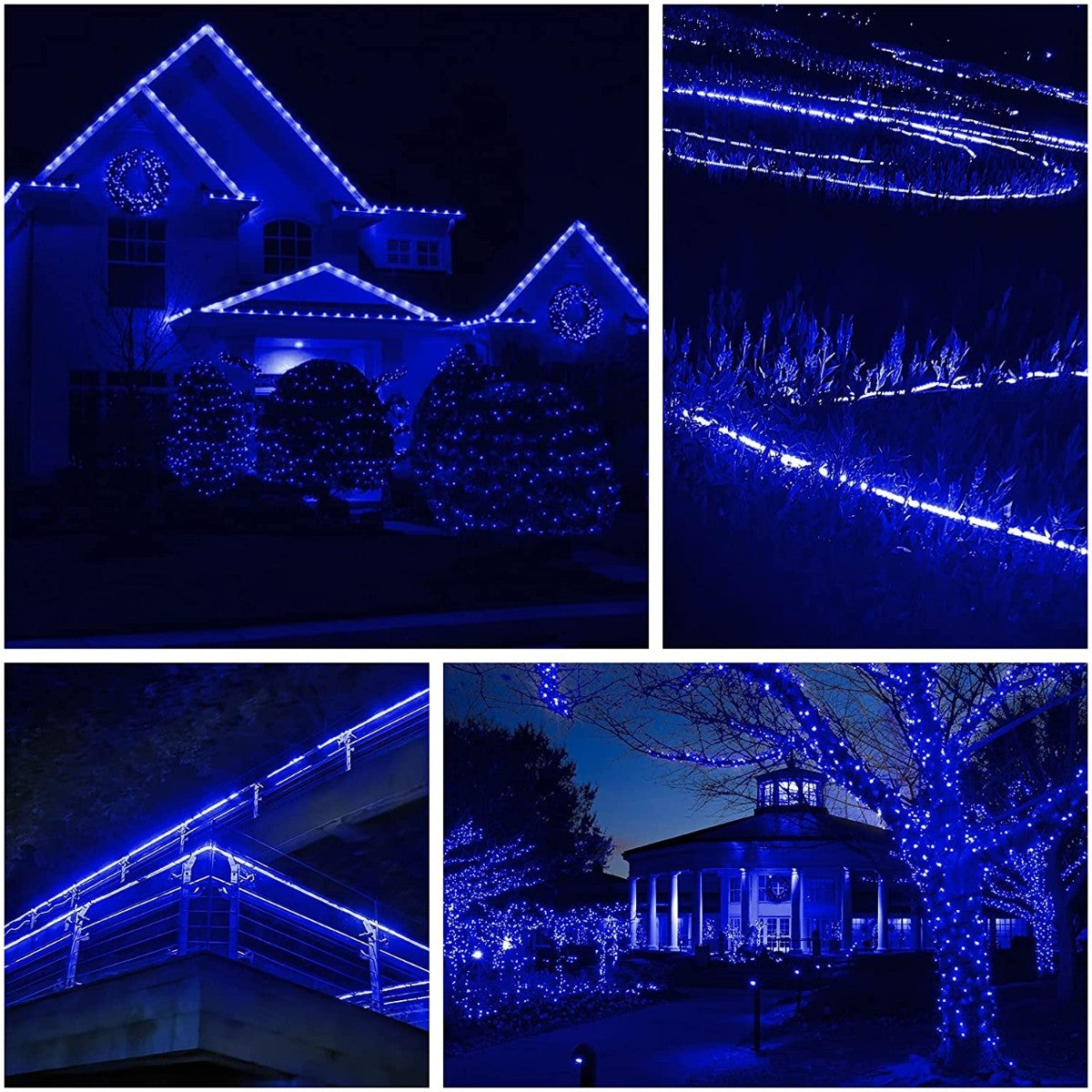 Instalatie Craciun, 4 M, 96 Led-Uri, Furtun Luminos, Transformator, Sectionabila, 220 V