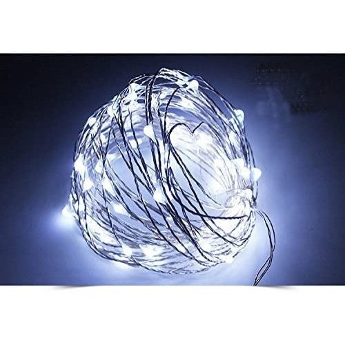 Instalatie Craciun, 40 M, 400 Led-Uri, Liniara, Rece, 8 Jocuri De Lumini, Transformator, Interconectabila, Prelungitor 3 M Inclus, Fir Cupru