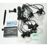 Instalatie Craciun, 5 M, 10 de LED-uri, alb-cald, model cu bulb, liniara, solara, interior/exterior, Vivimall - vivimall.ro