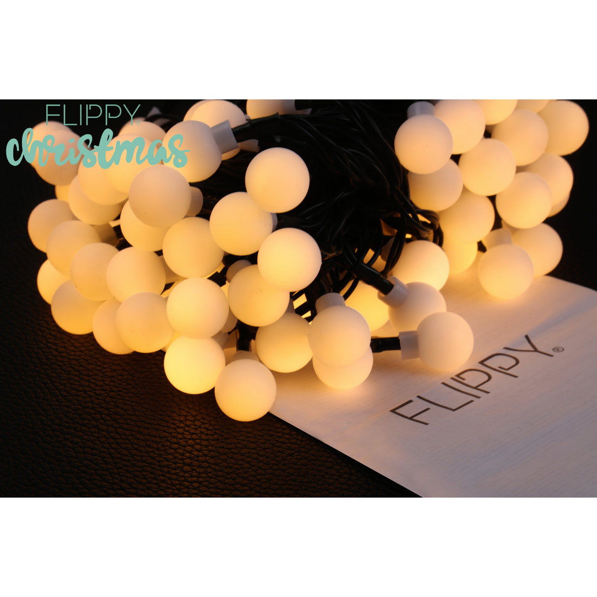 Instalatie Craciun, 5 metri, 20 de LED-uri cu ornament tip Bulb, 8 jocuri de lumini alb cald, cu energie solara, liniar, interior/exterior, Vivimall - vivimall.ro