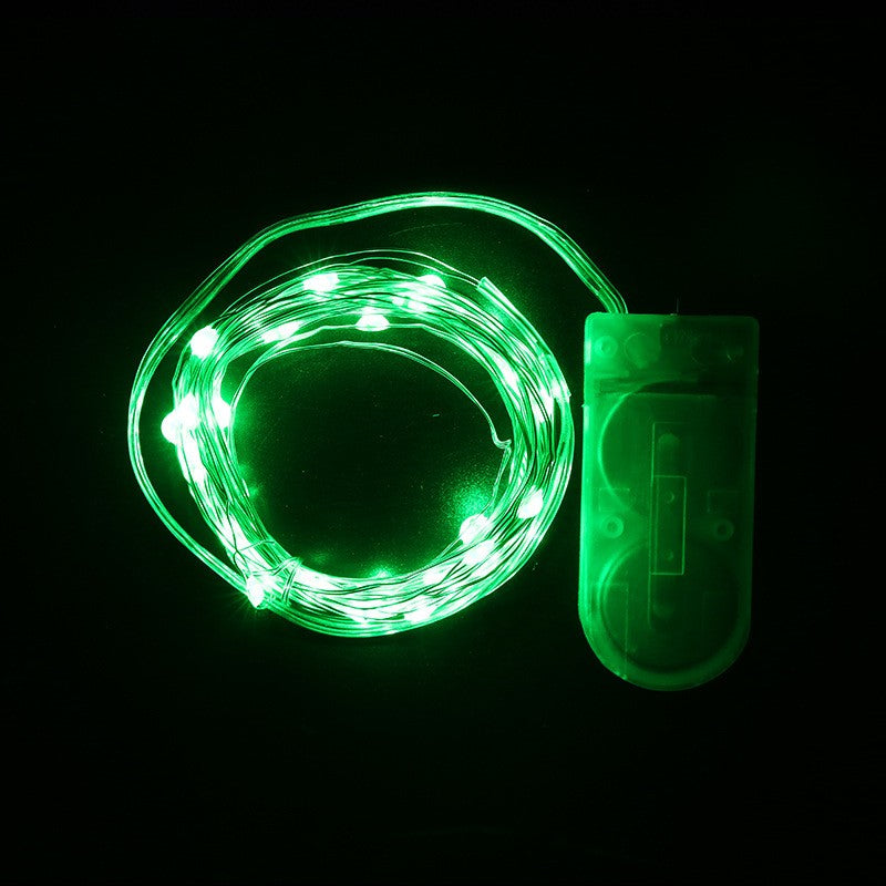 Instalatie Craciun, 5 Metri, 50 Led-Uri, Cu Baterii, Fir Cupru, Liniar, Interior/Exterior