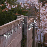 Instalatie Craciun, 50 M, 500 Led-Uri,Liniara, Alb Rece, 8 Jocuri De Lumini, Transformator, Interconectabila, Prelungitor 3 M Inclus, Fir