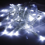 Instalatie Craciun, 75 M, 1800 Led-Uri,Franjuri, Alb Rece, Flash, Alimentator, Interconectabila, Prelungitor 6.5 M Inclus, Fir Cauciucat, 220V