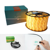 Instalatie Craciun, 80 M, 1920 Led-Uri, Furtun Luminos, Transformator, Sectionabila, 220 V