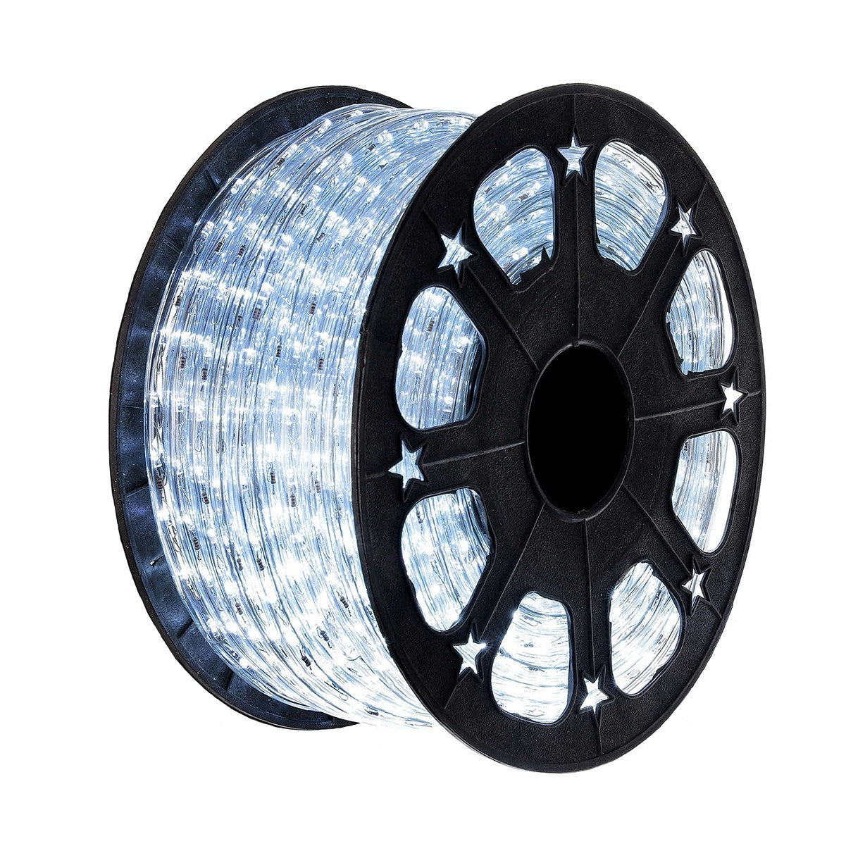 Instalatie Craciun, 80 M, 1920 Led-Uri, Furtun Luminos, Rece, Transformator, Sectionabila, 220 V