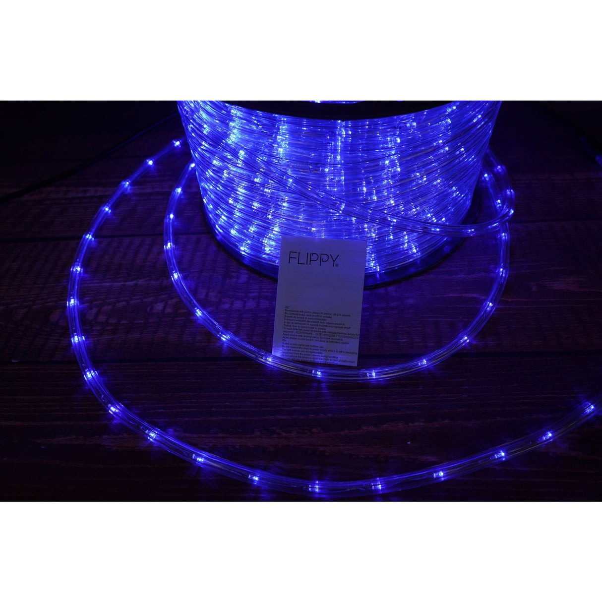 Instalatie Craciun, 80 M, 1920 Led-Uri, Furtun Luminos, Transformator, Sectionabila, 220 V