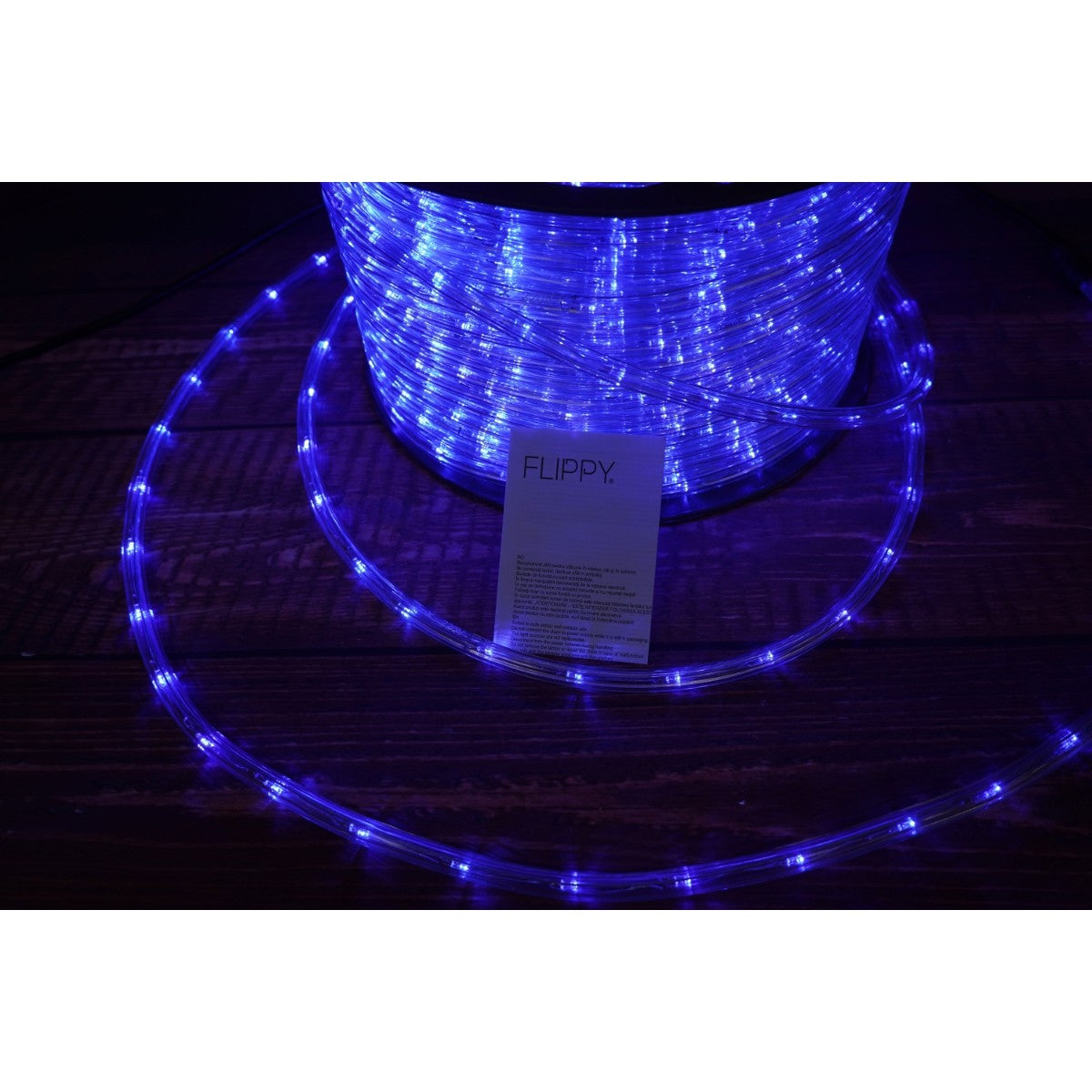 Instalatie Craciun, 80 M, 1920 Led-Uri, Furtun Luminos, Transformator, Sectionabila, 220 V