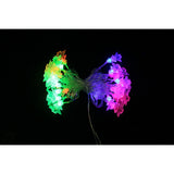 Ghirlandă luminoasă de Crăciun 3 metri, aranjată pe suport decorativ, vedere laterală