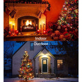 Instalatie Craciun, Vivimall, 3.5 M, 30 de LED-uri, Model cu Stelute, Tip Liniara, cu Baterii 3 x AA, Interior/Exterior, Multicolor - vivimall.ro