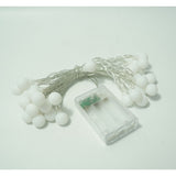 Instalatie Craciun, Vivimall, 6 m, 50 de LED-uri, Model cu Bilute, Tip Liniara, cu Baterie, Interior/Exterior, Alb Cald - vivimall.ro