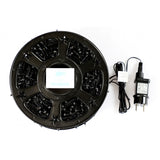 Instalatie Craciun Liniara Cu Transformator, 100M, 1000 Led-Uri, Fir Negru, 8 Jocuri De Lumini