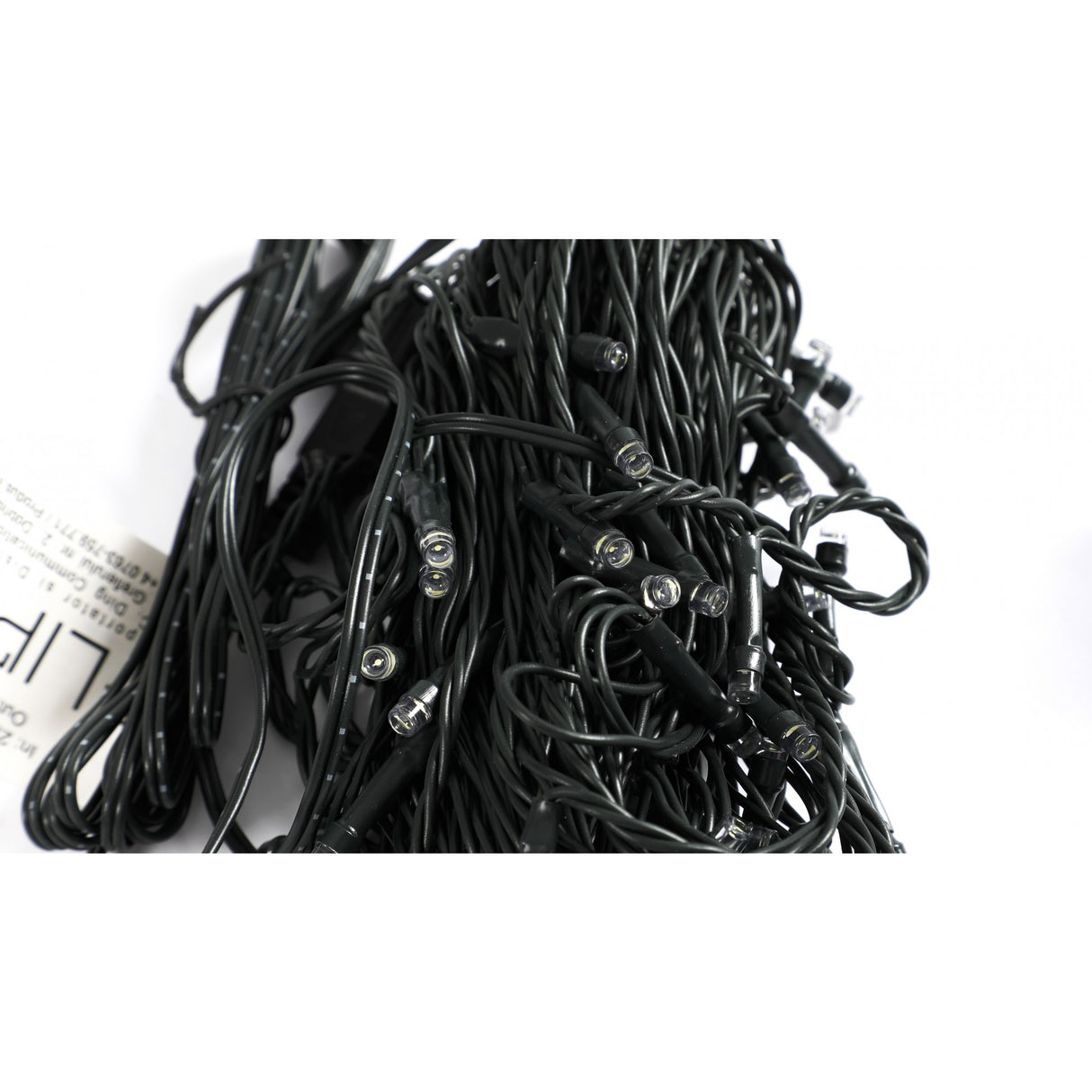Instalatie Craciun Liniara, Cu Transformator 31V, 10M, Alb Rece, 100 Led-Uri V5, 8 Jocuri De Lumini, Fir