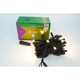 Instalatie Craciun Profesionala de Exterior IP65, 315 m, 3150 Led-uri Mari ,Liniara, Alb cald, Interconectabila, Prelungitor 1.5 m inclus, Fir Negru, Vivimall - vivimall.ro