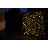 Instalatie Craciun Profesionala de Exterior IP65, Tip Perdea, 26m x 2m, 5200 Led-uri Mari, Alb cald, cu flash, Alimentator 1,5 m, Interconectabila, Fir negru, Vivimall - vivimall.ro