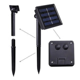 Instalatie Craciun, Tip Globuri de cristal, 200 Led-uri, 22 metri, Alb rece, Energie solara, Senzor de lumina, Vivimall - vivimall.ro