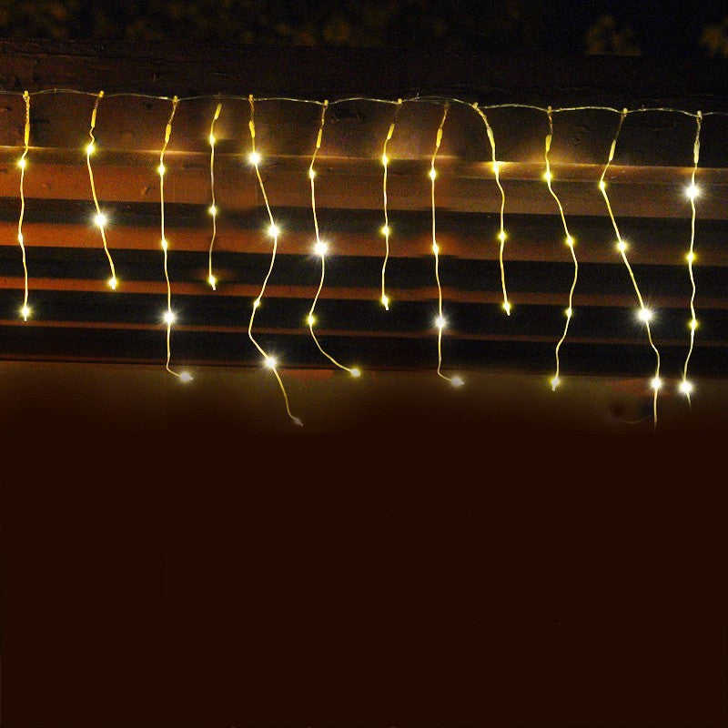 Instalatie Craciun Tip Turturi, IP44, 15 m, 429 Led-uri, Alb cald, 8 jocuri de lumini, 31V, Interconectabila, Prelungitor 5 m inclus, Fir Cupru, Vivimall, Interior/Exterior - vivimall.ro