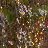 Instalatie Craciun Tip Turturi, IP44, 25 m, 715 Led-uri, Alb cald, 8 jocuri de lumini, 31 V, Telecomanda inclusa, Interconectabila, Prelungitor 5 m inclus, Fir Cupru, Vivimall, Interior/Exterior - vivimall.ro