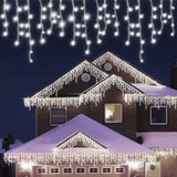 Instalatie Craciun Tip Turturi, 5 M, 143 Led-Uri, Ip44, Rece, 8 Jocuri De Lumini, Interconectabila, Prelungitor 3 M Inclus, Fir Cupru, Interior/Exterior