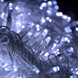 Instalatie Craciun Turturi, Ip44, 10 M, 132 Led-Uri,Perdea Franjurata, Rece, 8 Jocuri De Lumini, Transformator 31 V, Putere 9 W, Interconectabila, Interior/Exterior, Prelungitor 3 M Inclus, Fir