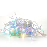 Instalatie Craciun Yoto, Tip Franjuri/Turturi, 4 M, 120 Led-Uri, Prelungitor 1.5 M, 8 Jocuri De Lumini, Interconectabila, Conectare La Retea, Fir, Interior/Exterior, Multicolor - vivimall.ro