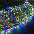 Instalație Crăciun Yoto tip plasă 3x1 m cu 160 LED-uri multicolor, vedere frontală completă