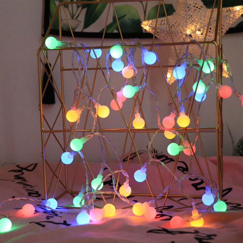 Instalatie Sfere Brad Craciun 3 Metri, 20 Led-Uri, Alimentare La Retea, Fir, Multicolora - vivimall.ro