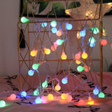 Instalatie Sfere Brad Craciun 3 Metri, 20 Led-Uri, Alimentare La Retea, Fir, Multicolora - vivimall.ro