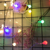 Instalatie Sfere Brad Craciun 3 Metri, 20 Led-Uri, Alimentare La Retea, Fir, Multicolora - vivimall.ro