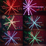 Instalatie De Craciun,112 Led-Urijoc De Lumini, Rgb,Explozie Stelara,Cu Transformator,Fir Cupru,Interior/Exterior