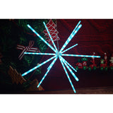 Instalatie de Craciun,112 LED-urijoc de lumini,multicolor RGB,explozie stelara,cu transformator,fir cupru,interior/exterior,Vivimall - vivimall.ro