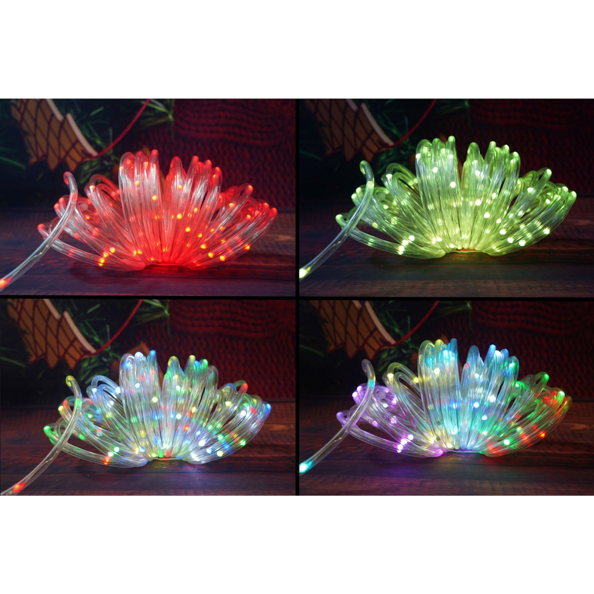 Instalatie de Craciun,20 metri,200 LED-uri,telecomanda 32 de functii,multicolor RGB,USB,tub luminos,interior/exterior,Vivimall - vivimall.ro