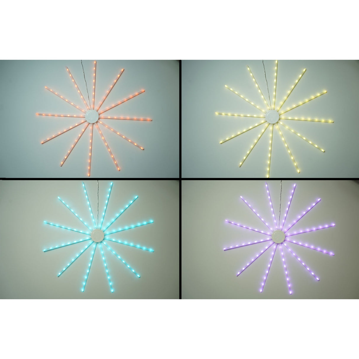 Instalatie De Craciun,96 Led-Uri,Joc De Lumini, Rgb,Moara De Vant,Cu Transformator,Fir Cupru,Interior/Exterior