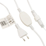 Instalatie De Craciun, Basic, Tip Turturi / Franjuri Cu Flash, 4 M, 132 Led-Uri, Interconectabila