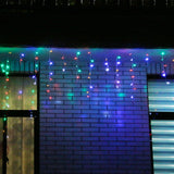 Instalatie De Craciun, Basic, Tip Turturi / Franjuri Cu Flash, 4 M, 132 Led-Uri, Interconectabila