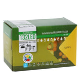 Instalatie de Craciun, Basic Flippy®, Tip Turturi / Franjuri cu Flash, 4 m, 132 LED-uri, Interconectabila, Multicolor - vivimall.ro